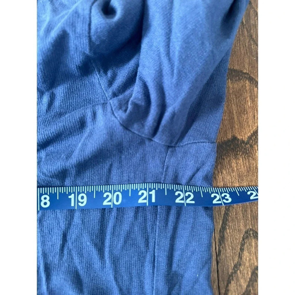 VINCE Men's Blue Pullover Hoodie Sweater 50% Modal 50% Pima- Size XL N0363 - Picture 4 of 7